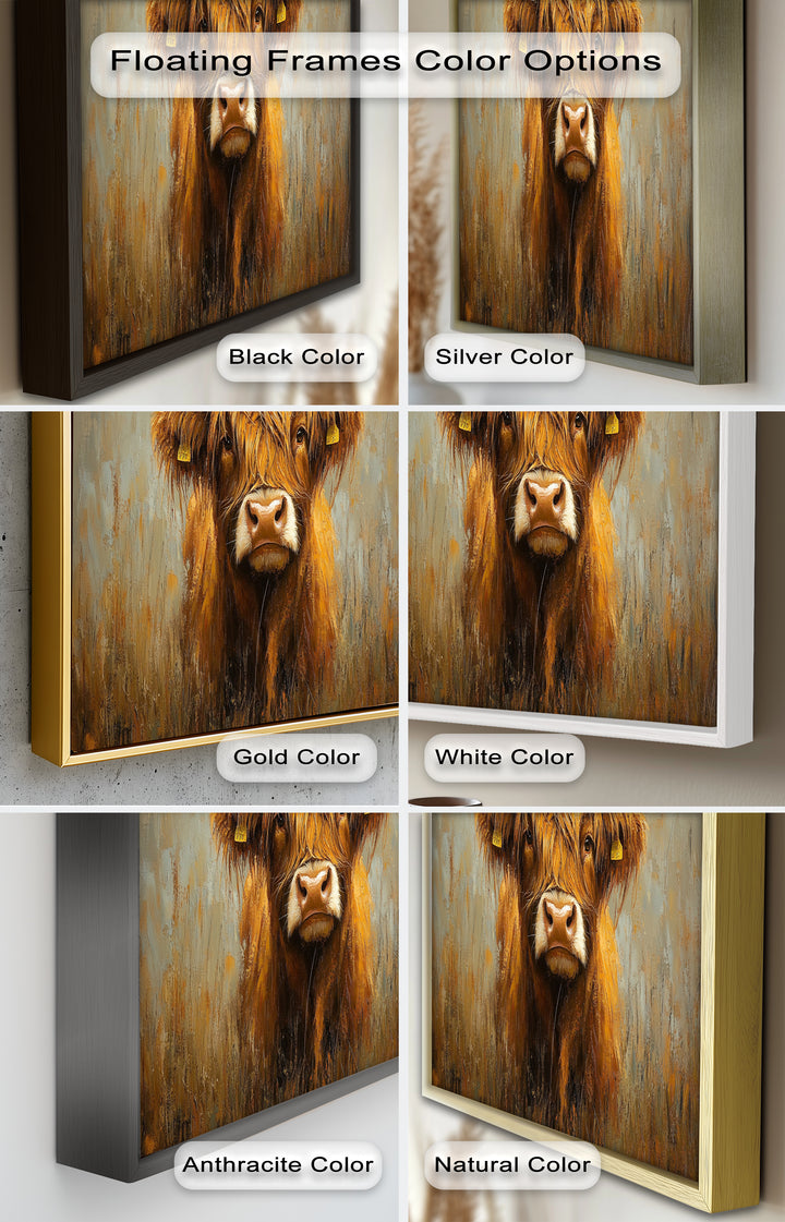 Highland Cow – Animal Oil Painting