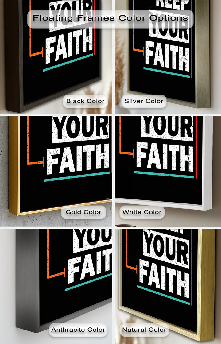 Keep Your Faith – Bold Oil Painting - MyPhotoStation