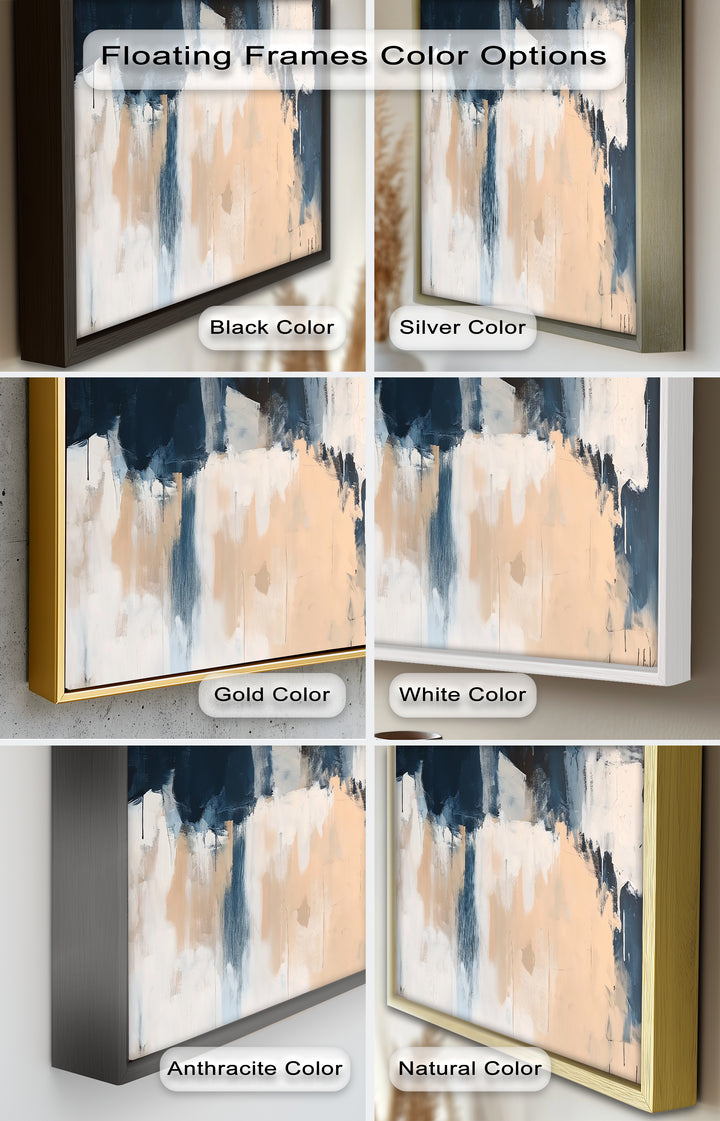Desert Horizon – Minimalist Abstract Oil Painting