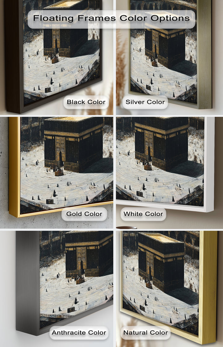 Kaaba Mecca Wall Art – Religious Oil Painting