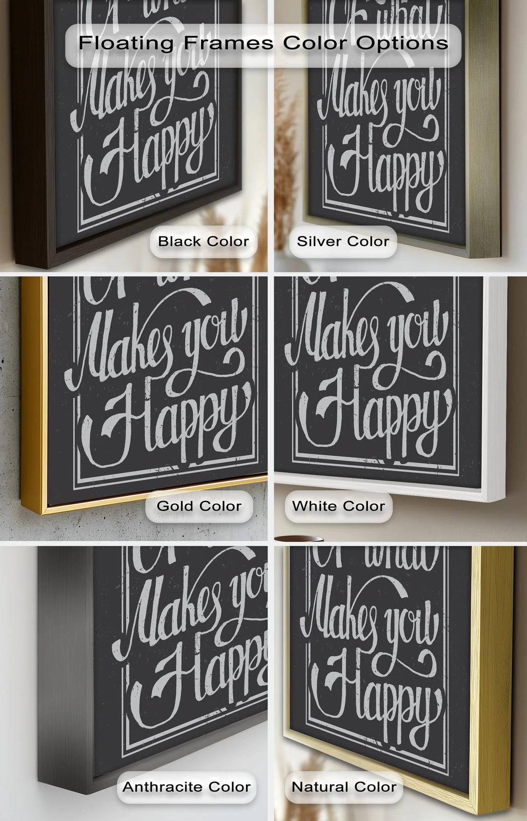 Do More of What Makes You Happy – Motivational Oil Painting - MyPhotoStation