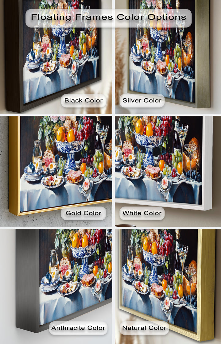 Elegant Kitchen Dining Decor - Still Life Oil Painting