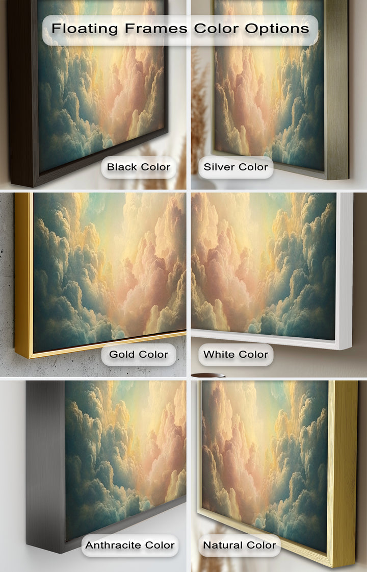 Heavenly Sky Glow – Modern Oil Painting