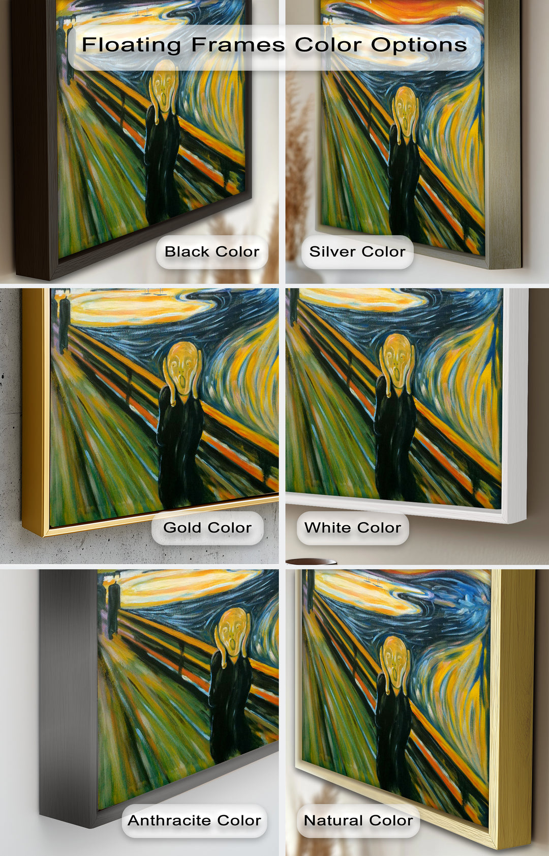 Echo of the Void – Expressionist Angst Picasso Oil Painting