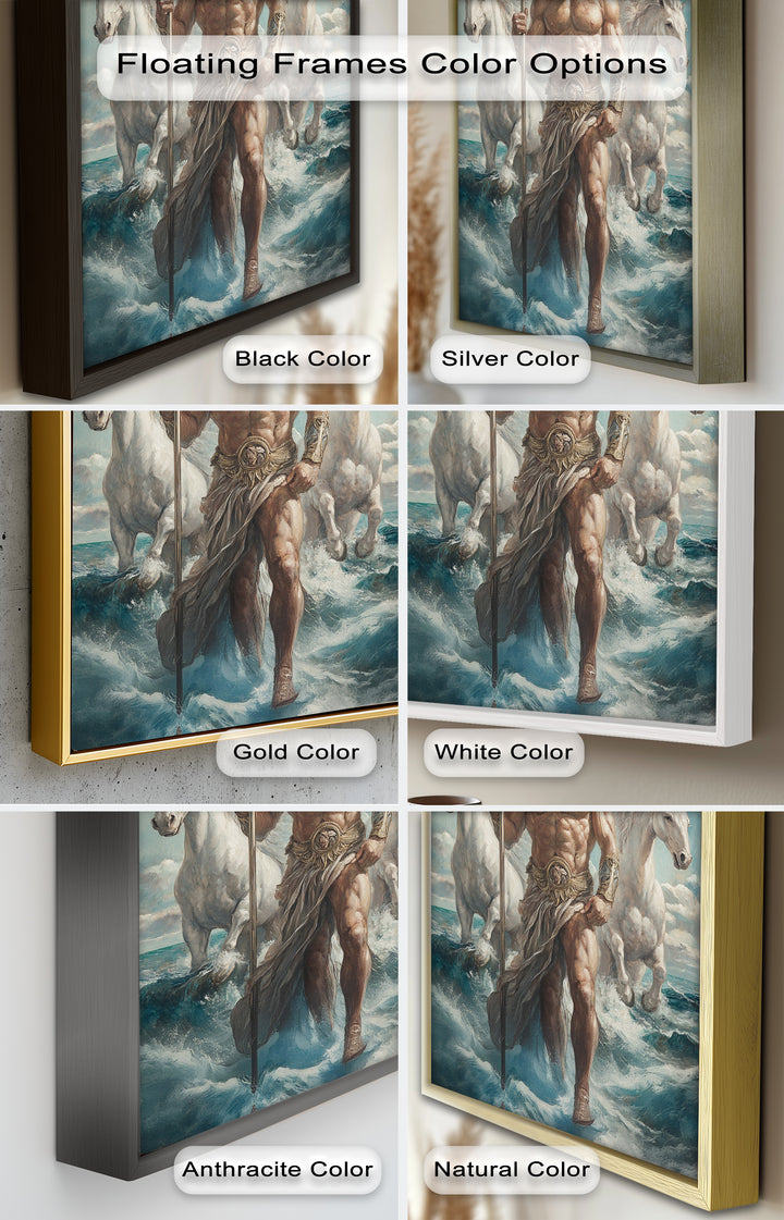 Lord of the Waves – Mythic Sea God Oil Painting