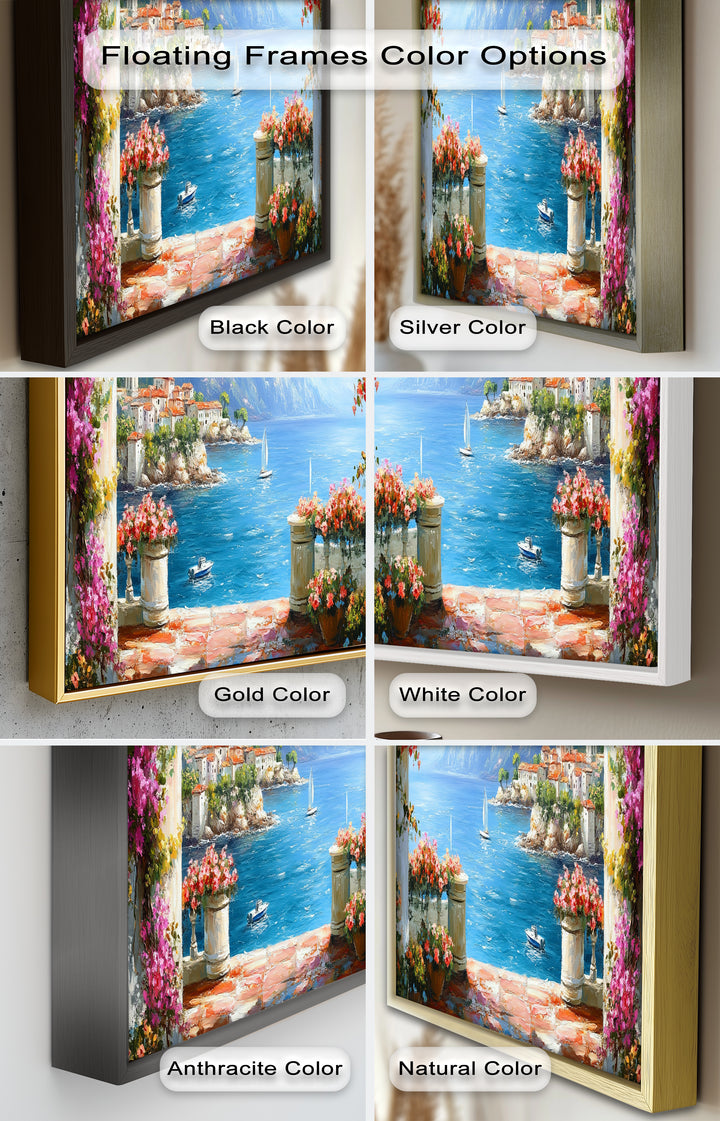 Mediterranean Coastal – Seaside Landscape Oil Painting