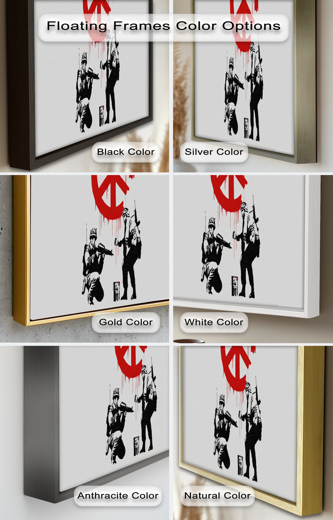 Peace Spray – Banksy Oil Painting