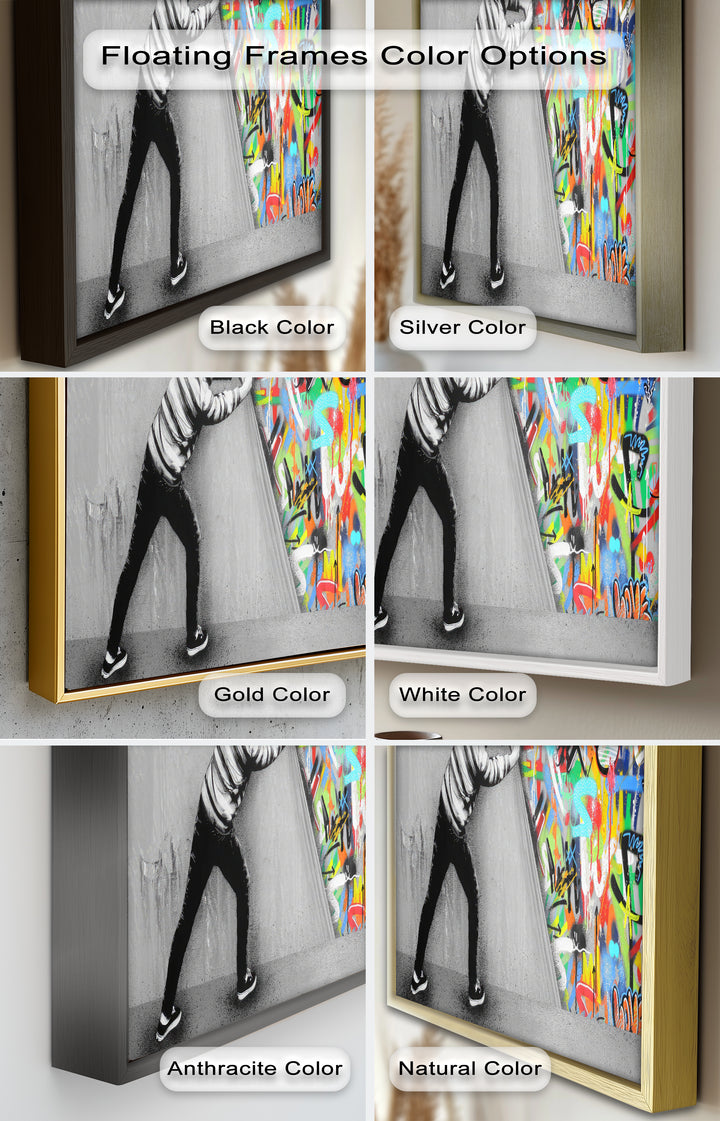 Unveiling the Chaos – Banksy Oil Painting