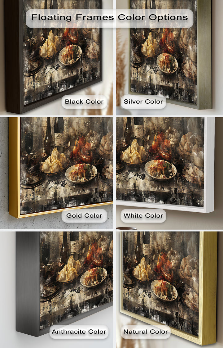 Rustic Feast – Vintage Culinary Still Life Food Painting
