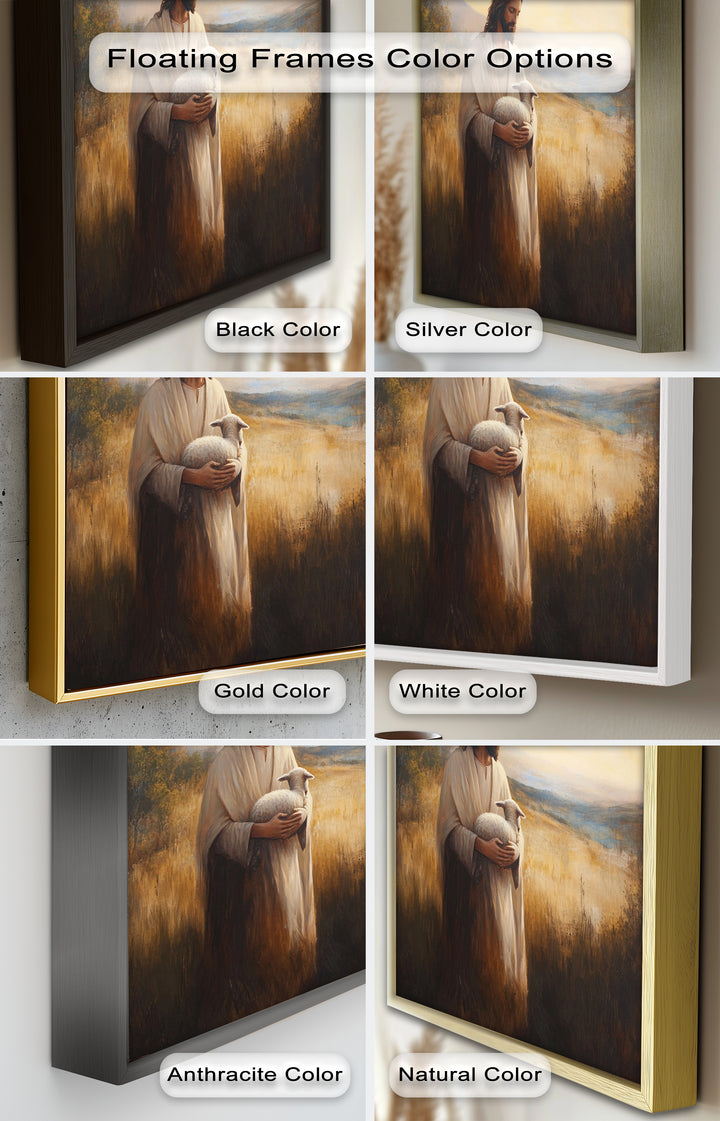 Psalm 23:1 – The Lord is My Shepherd Bible Verse Oil Painting