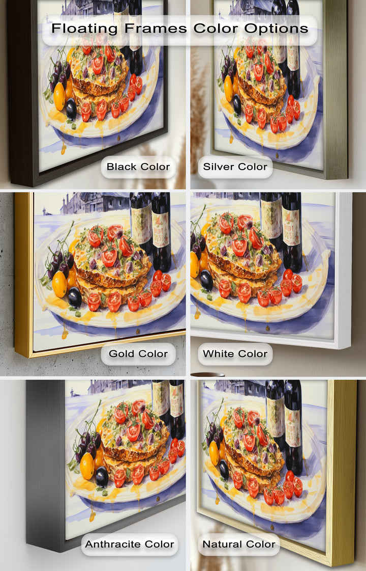 Tuscan Table – Rustic Lasagna and Wine Still Life Food Painting