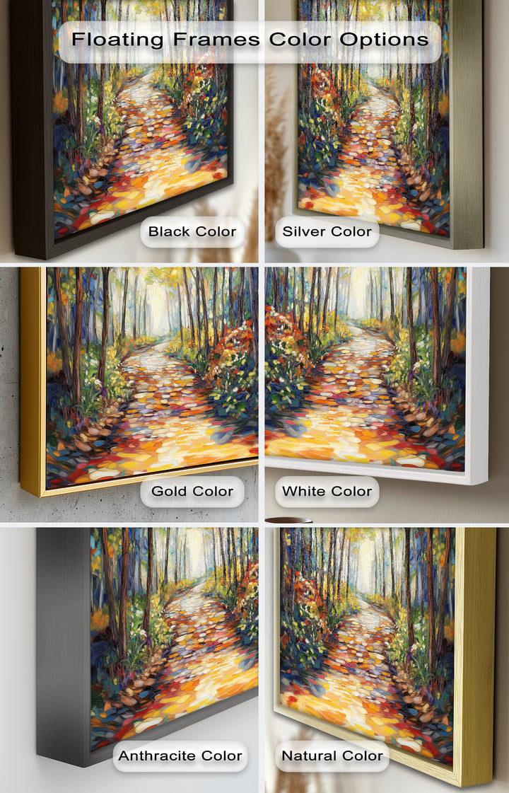 Forest Road to Somewhere – Expressive Oil Painting