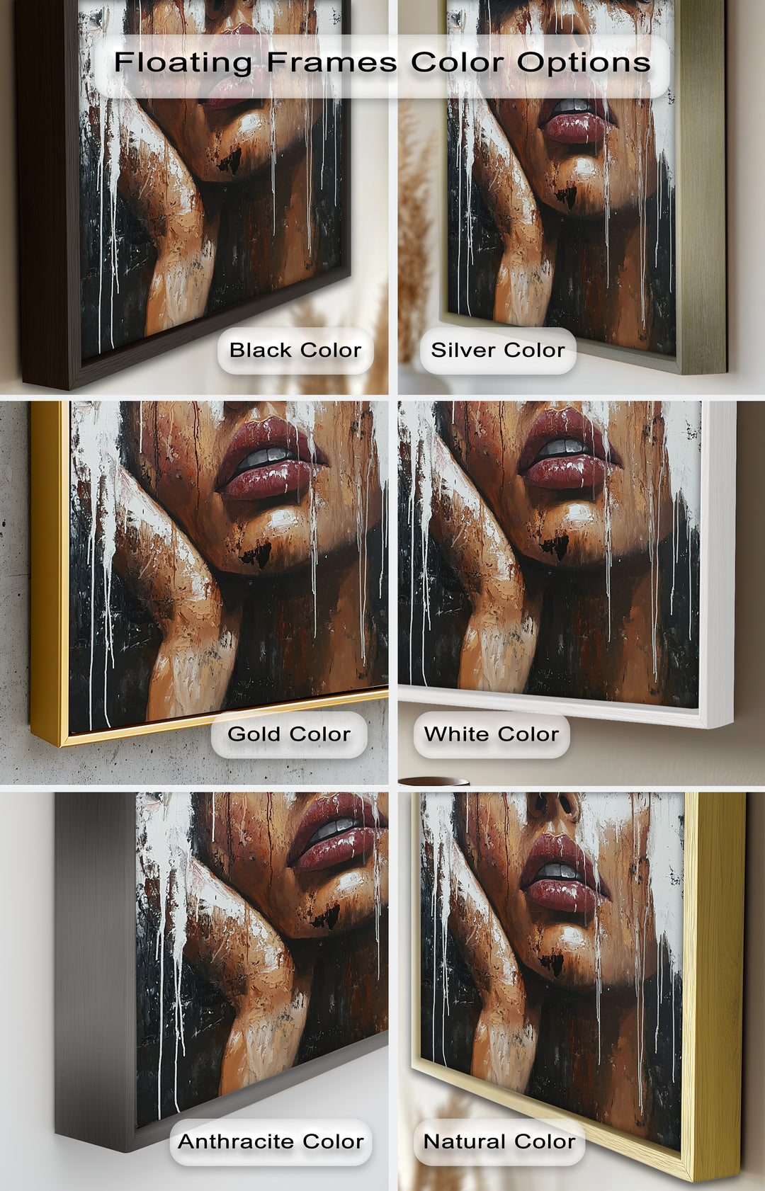 Dripping Silence – Modern Expressionist Abstract Oil Painting