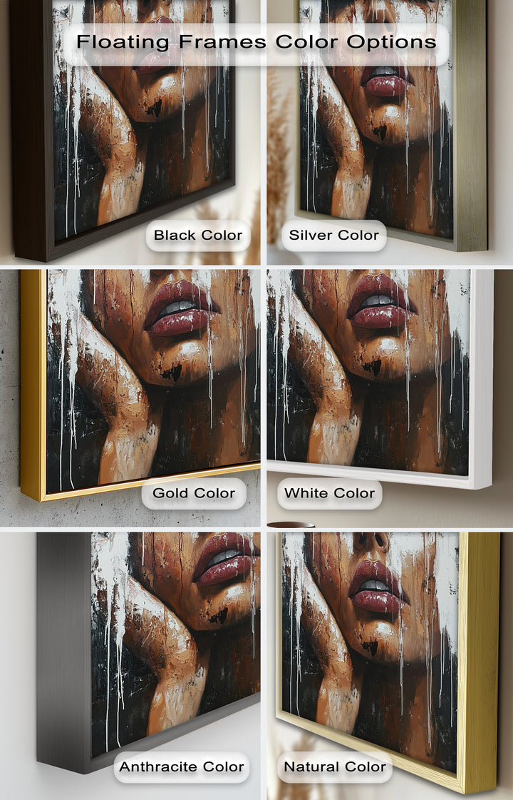 Dripping Silence – Modern Expressionist Abstract Oil Painting