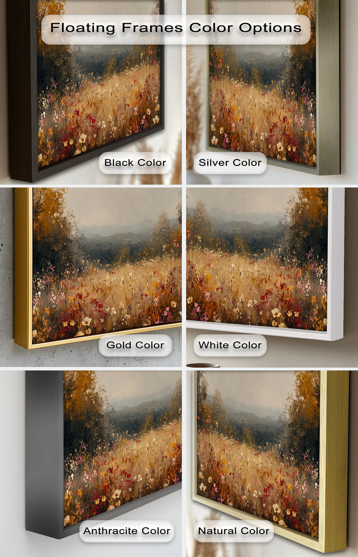 Classic Wildflower Art – Timeless Floral Oil Painting