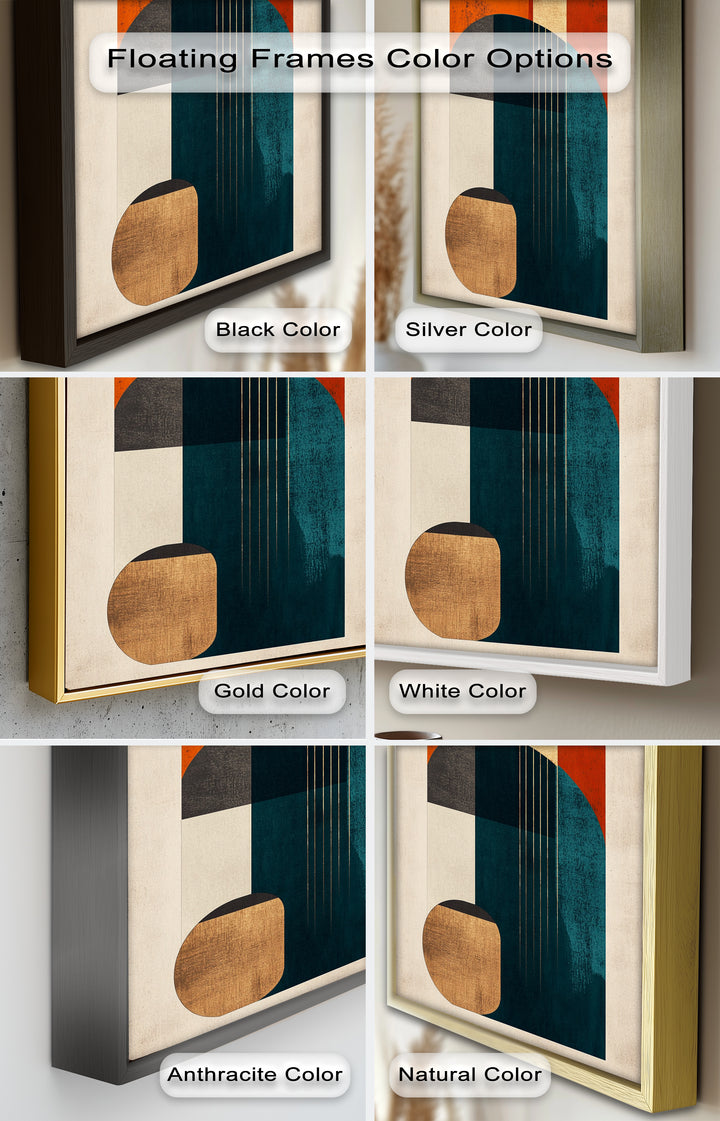 Modern Resonance – Abstract Geometric Oil Painting