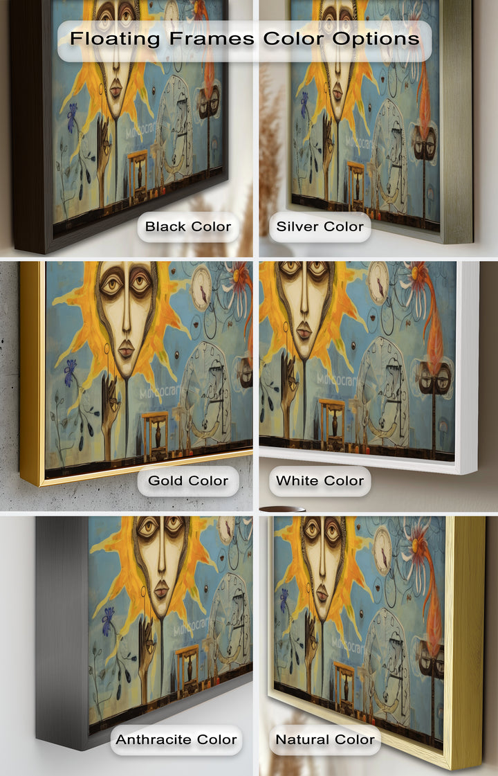 Solar Reverie – Surreal Dreamscape Picasso Oil Painting