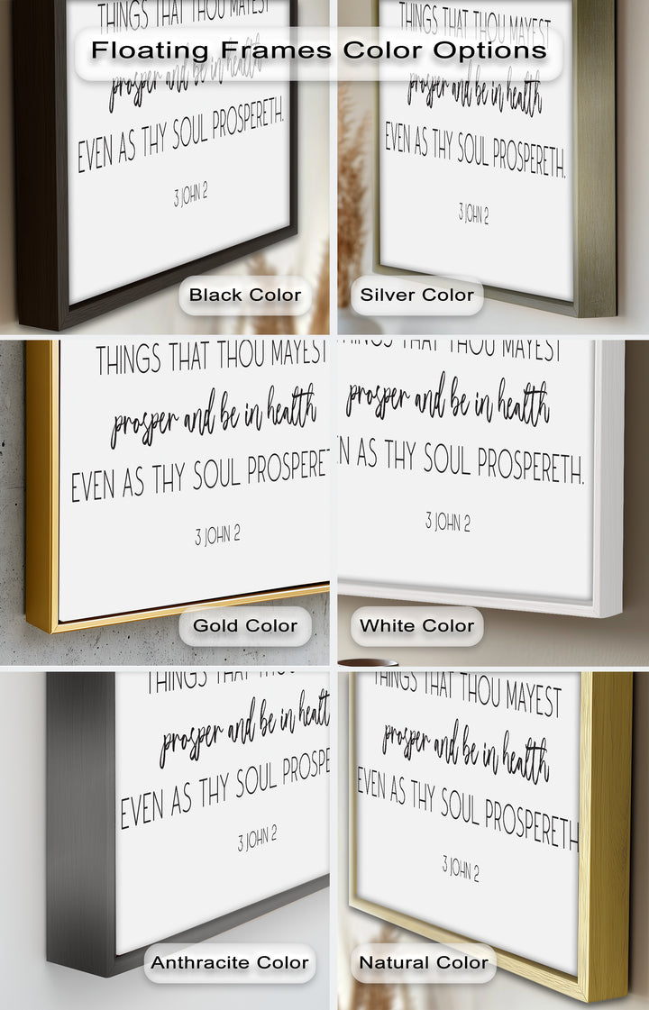 3 John 2 Wall Art – Christian Bible Oil Paintings