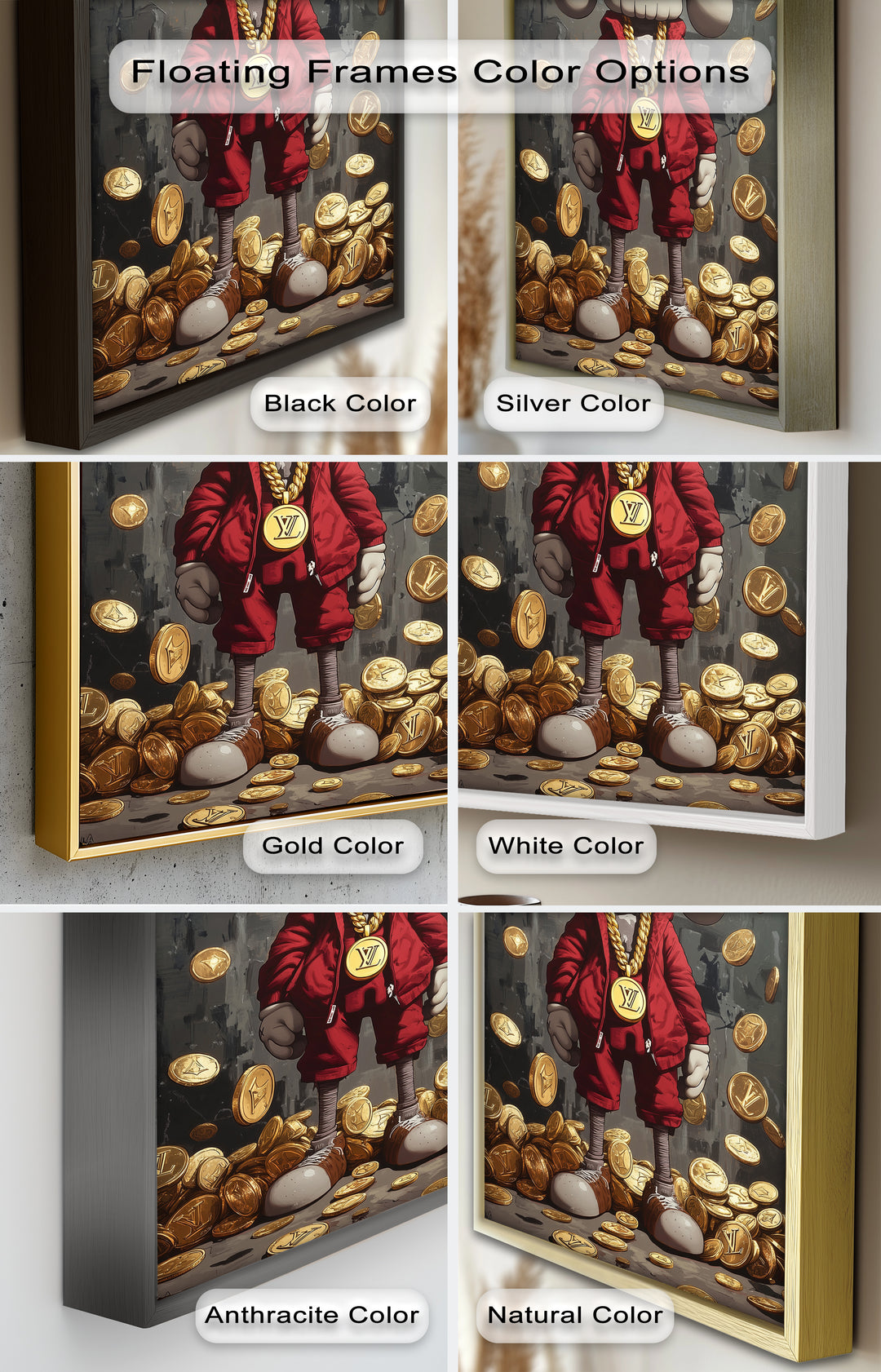 Luxury Drop – KAWS Companion Oil Painting
