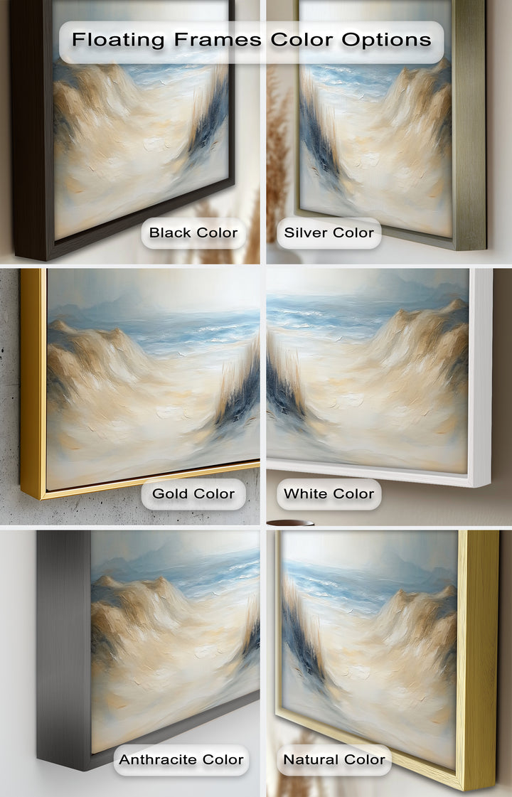 Coastal Beach Seagulls – Tranquil Seascape Oil Painting