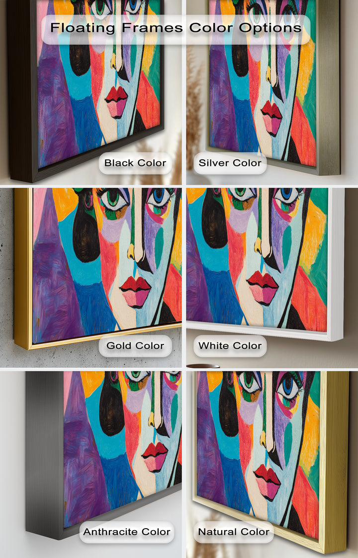 Frauenporträt Ölgemälde – Fauvistische expressionistische Kunst