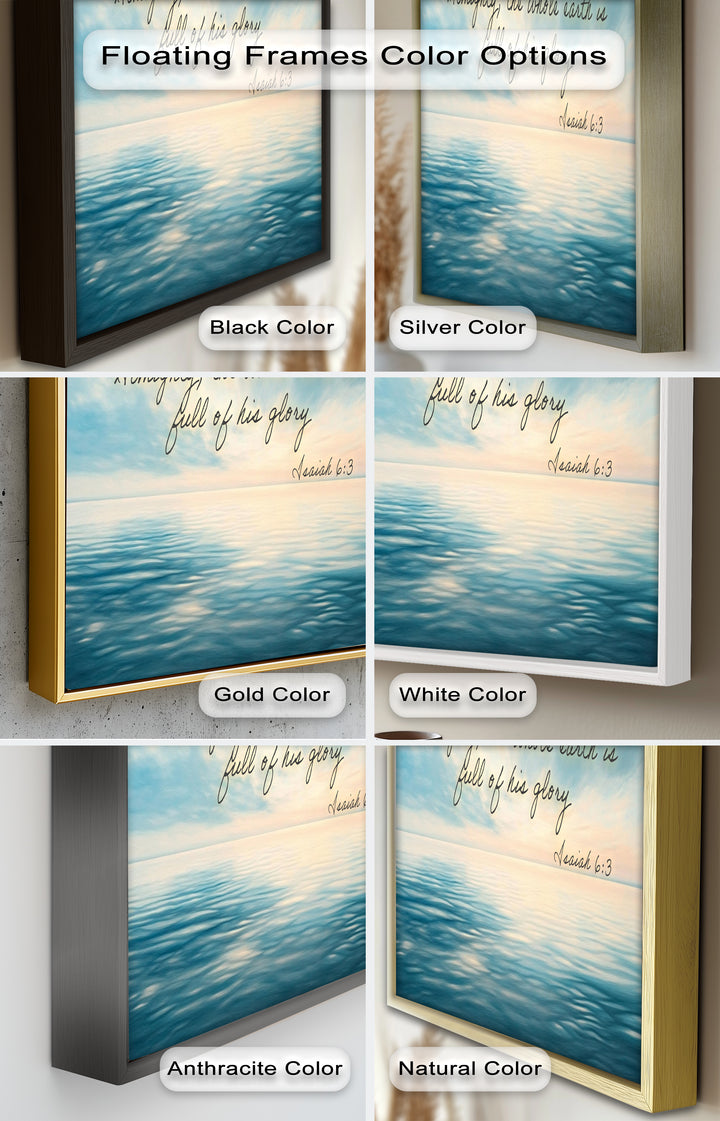 Isaiah 6:3 – Holy Is the Lord Bible Verse Oil Painting