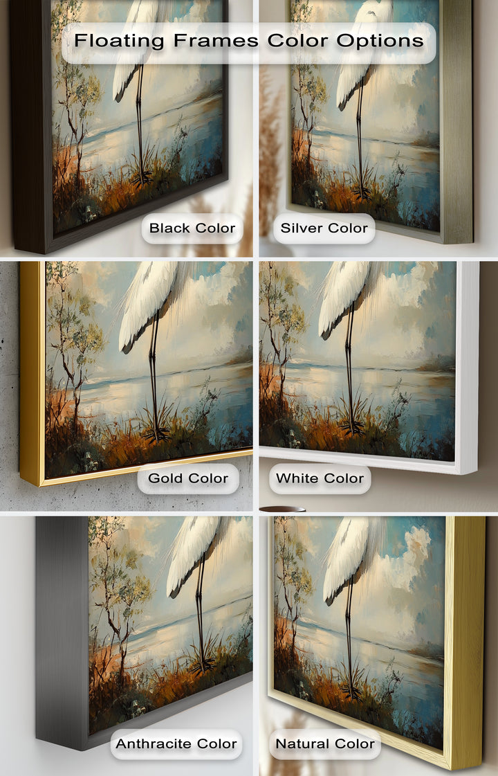 Grace of the Marshlands – Animal Oil Painting