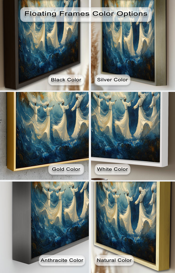 Spiritual Dervishes Wall Decor – Religious Oil Painting
