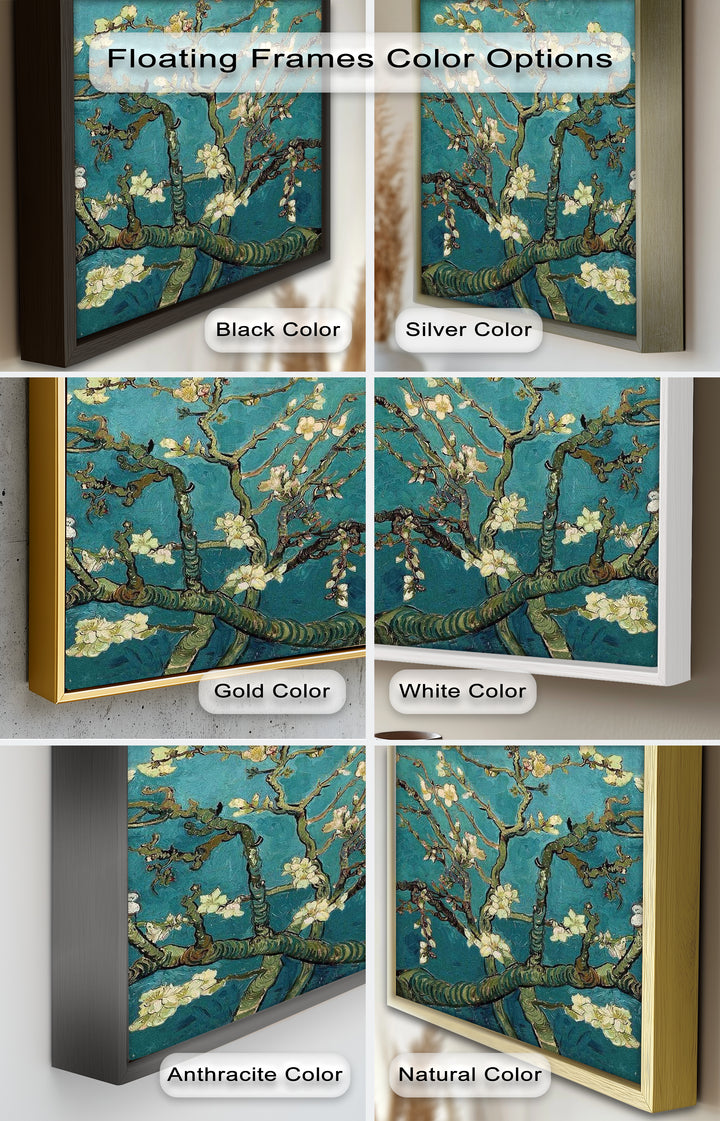 Spring Reverie – Blooming Almond Branches Flower Oil Painting