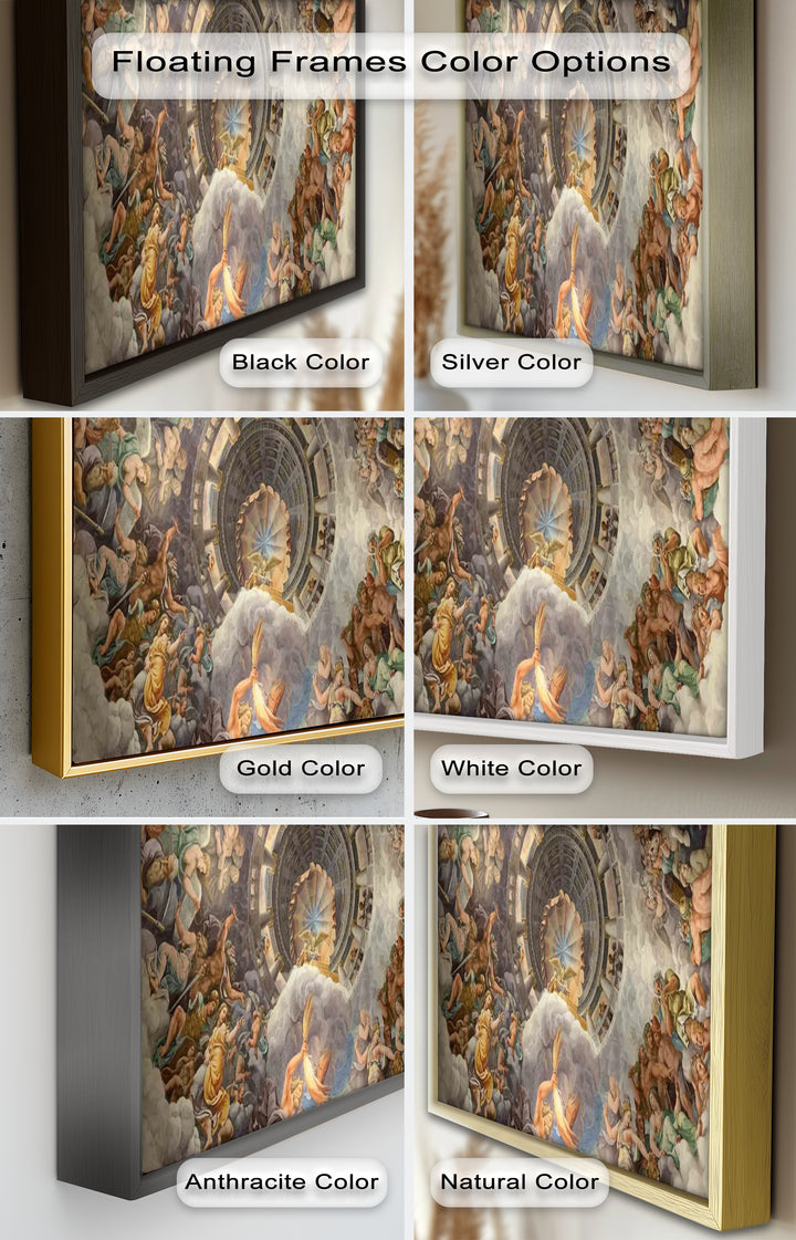 Assumption of the Virgin by Correggio – Renaissance Ceiling Oil Painting