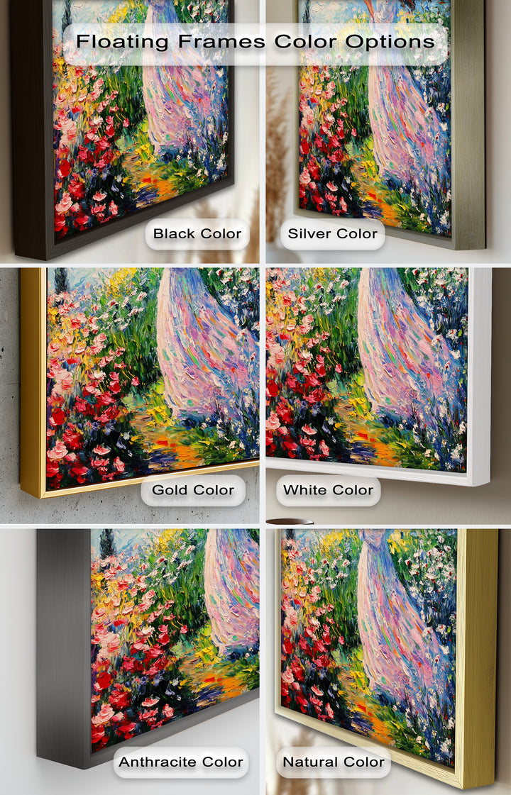 Woman in Floral Crown - Impressionist Oil Painting
