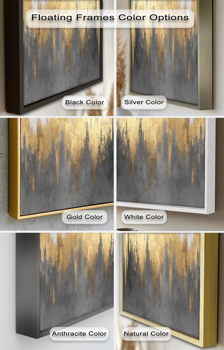 Golden Lighting – Modern Abstract Oil Painting