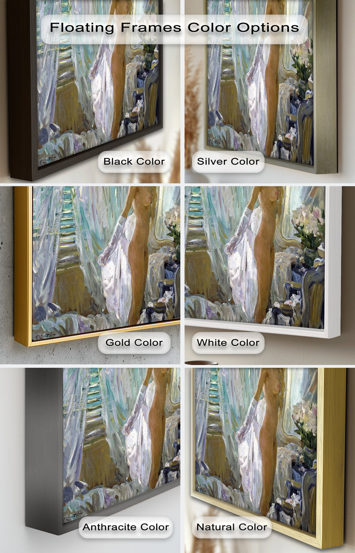 Whispers of Morning Light – Romantic Nude Interior Oil Painting
