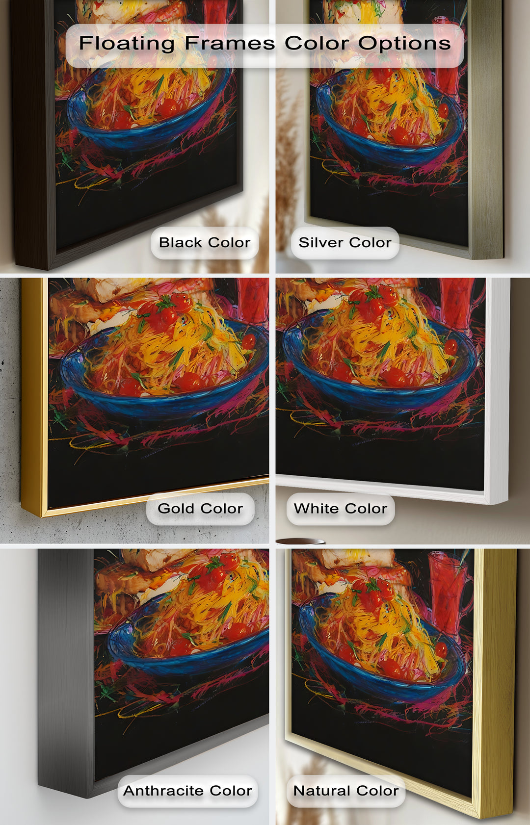 Gourmet-Sandwich und Pasta-Explosion - Food Painting