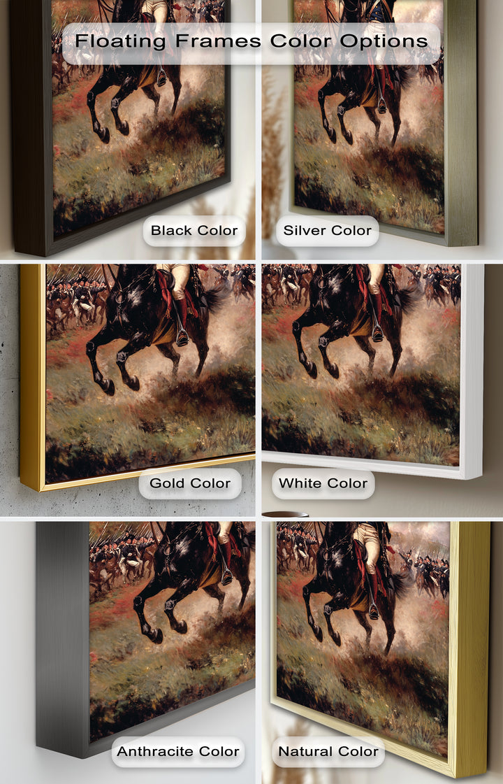 Ride of the Republic – Patriotic Commander Oil Painting