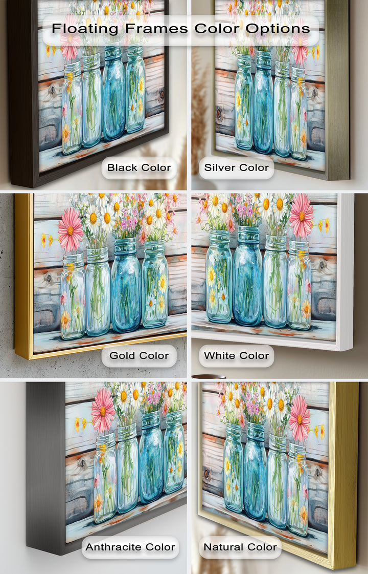 Flower Jars – Modern Oil Painting