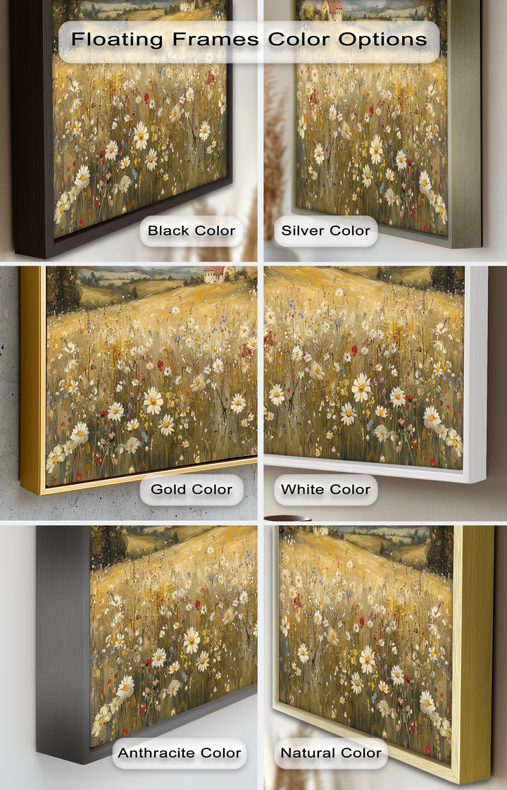 Countryside Bloom – Floral Oil Painting