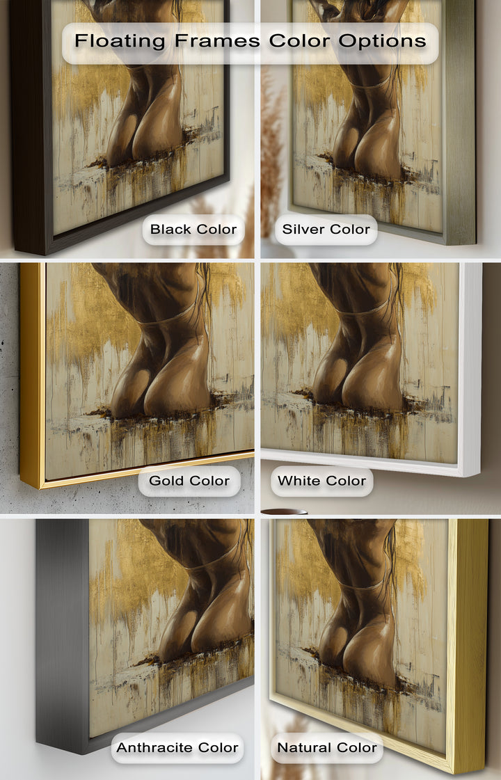 Golden Silence – Contemporary Figurative Nude Oil Painting
