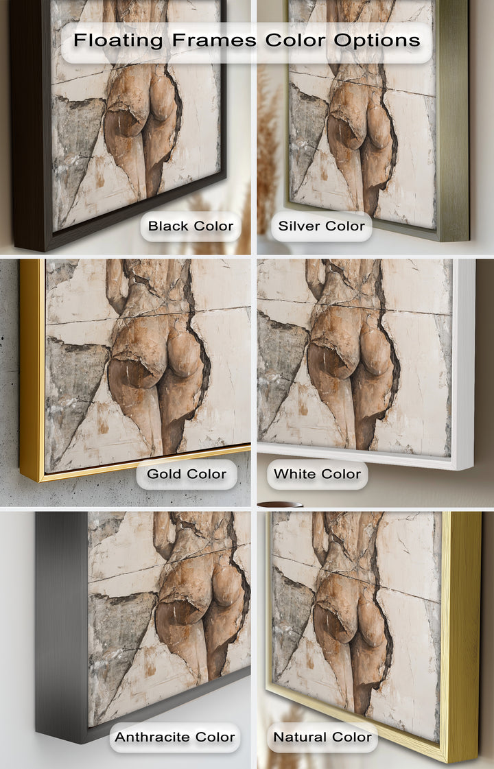 Cracked Grace – Figurative Nude Oil Painting