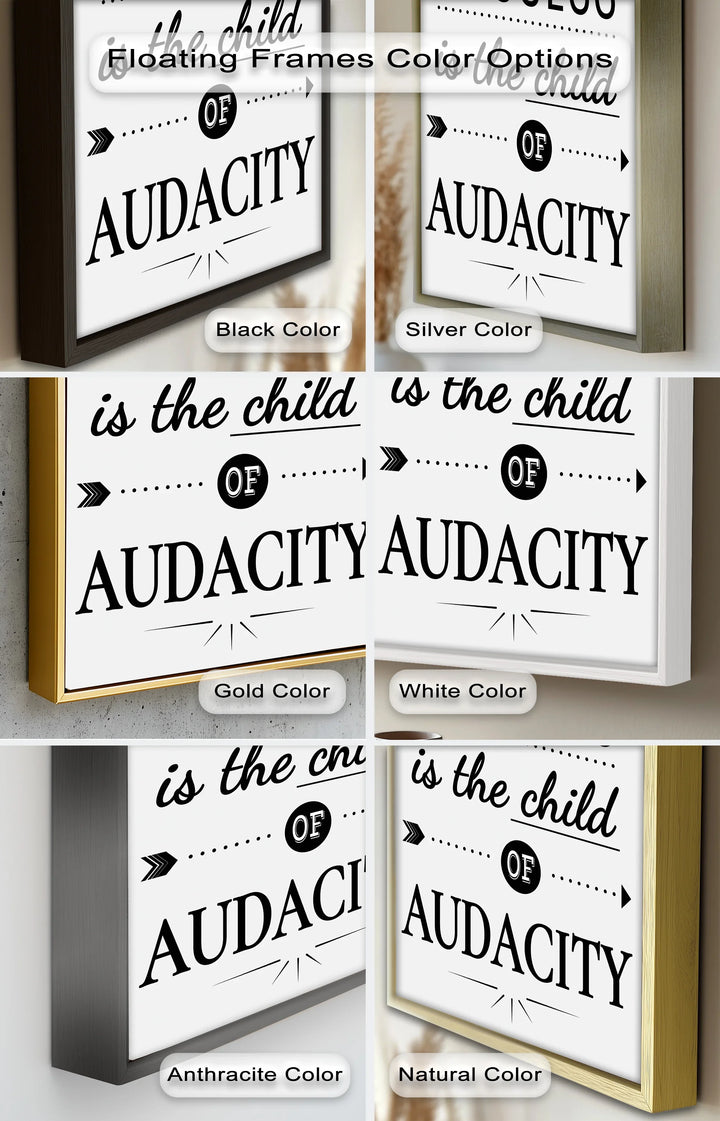 Success Is the Child of Audacity – Modern Oil Painting - MyPhotoStation