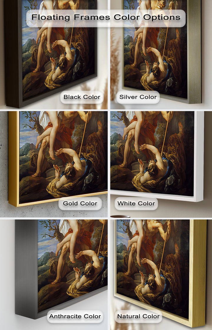 The Seizure of Beauty by Time – Mythological Renaissance Nude Oil Painting