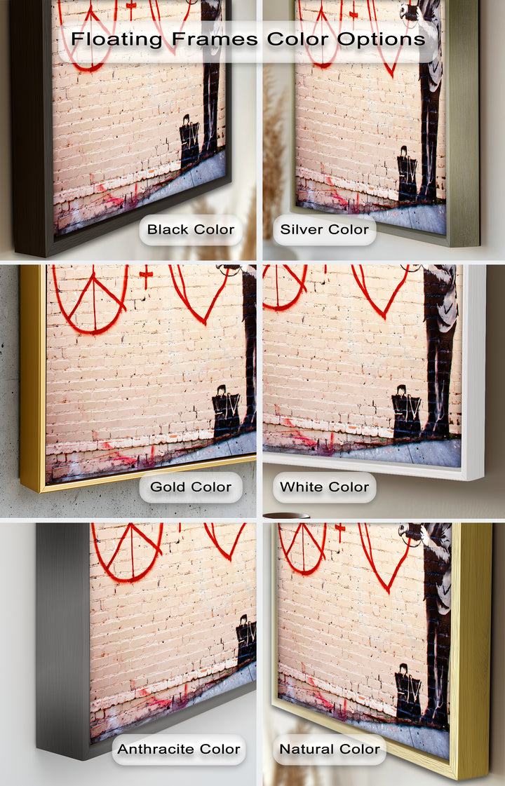 Peace + Love Equation – Banksy Oil Painting