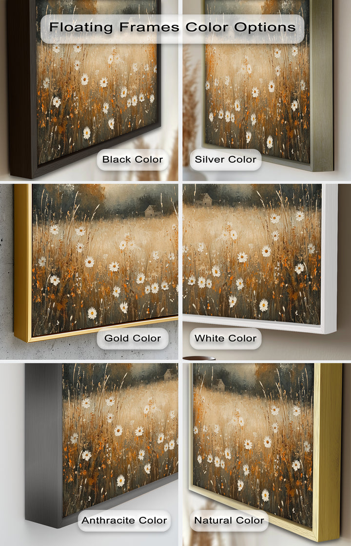 Golden Meadow – Wildflower Oil Painting