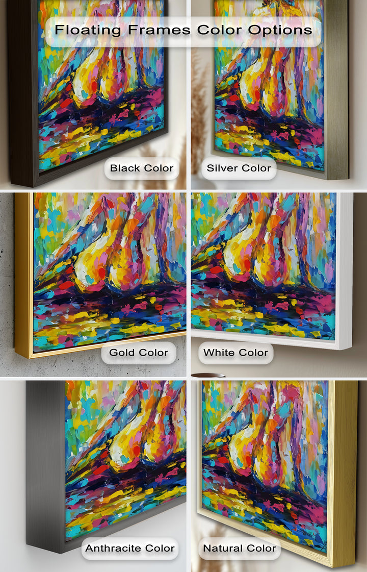 Radiant Reverie – Colorful Nude Impressionist Oil Painting