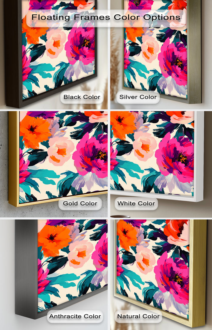 Bold Boho Bloom – Fauvist Floral Explosion Oil Painting