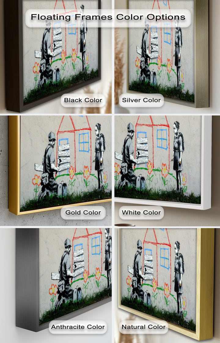 Boarded Dreams – Banksy Oil Painting