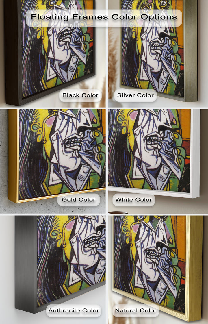 Woman in Anguish – Expressive Cubist Portrait Picasso Oil Painting