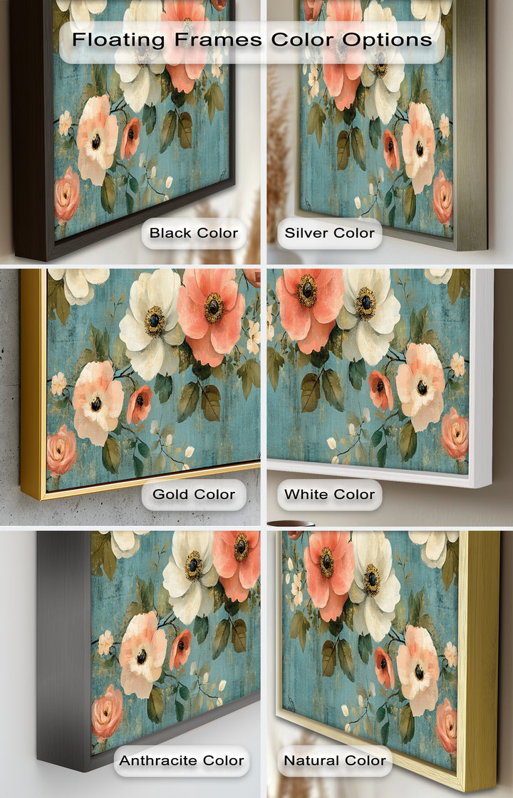 Vintage Bloom – Elegant Floral Oil Painting
