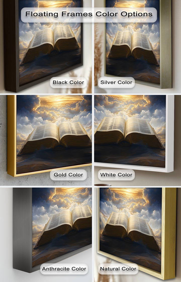 Himmlische Lichtschrift – Bibel-Ölgemälde