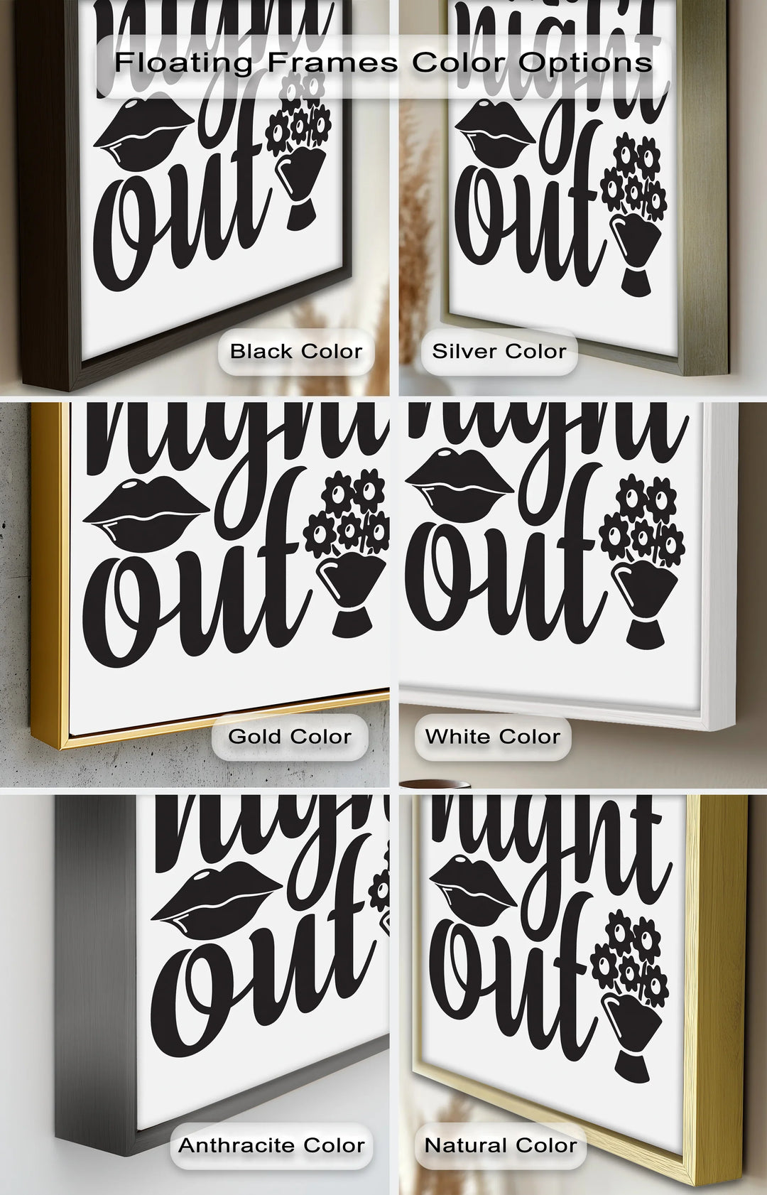 Girls Night Out – Typography Oil Painting - MyPhotoStation